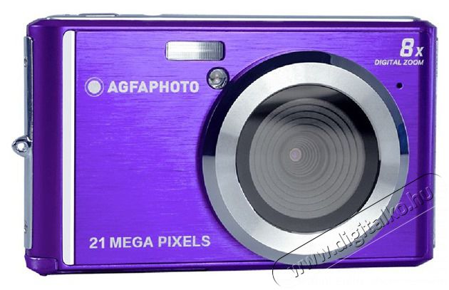 AgfaPhoto Agfa DC5200 kompakt digitális lila fényképezőgép Fényképezőgép / kamera - Kompakt fényképezőgép - Normál tudású kompakt - 466423
