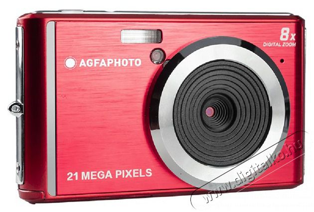 AGFA Agfa DC5200 piros kompakt digitális fényképezőgép Fényképezőgép / kamera - Kompakt fényképezőgép - Normál tudású kompakt - 477707