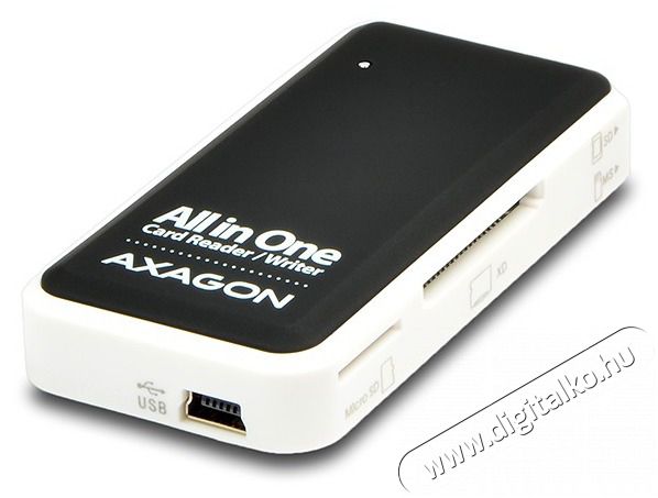 Axagon CRE-X1 USB 2.0 SD/microSD/MS/CF/XD Kártyaolvasó Memória kártya / Pendrive - Kártya olvasó - 392482