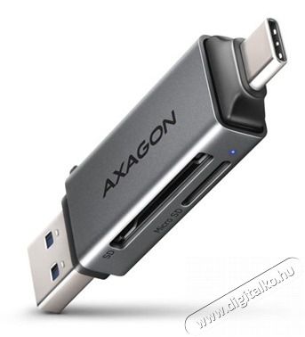 Axagon CRE-DAC Mobil USB 3.2 Gen 1 USB-C + USB-A SD/microSD mini kártyaolvasó Memória kártya / Pendrive - Kártya olvasó - 462227