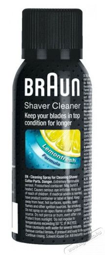 BRAUN SC8000 borotva tisztító spray - 100ml Szépségápolás / Egészség - Szőrtelenítő / borotva - Férfi szőrtelenítő kiegészítő - 364208