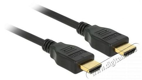 Delock 84713 1m HDMI A apa > HDMI A apa nagy sebességű 4K Ethernet kábel Tv kiegészítők - Kábel / csatlakozó - Hdmi kábel - 398239