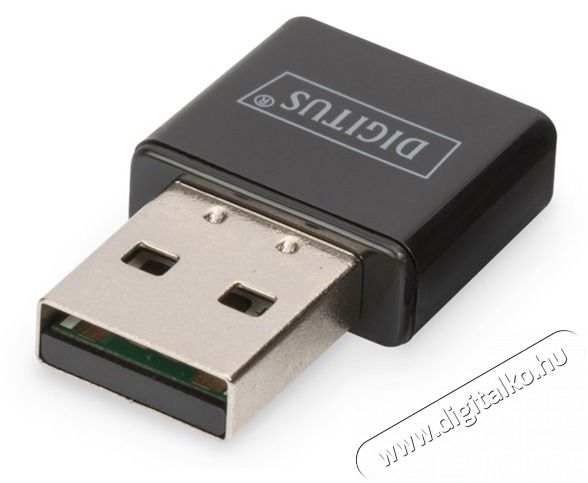 DIGITUS USB 2.0 300 Mbit/s WLAN micro adapter Iroda és számítástechnika - Hálózat - Vezeték nélküli adapter - 393035