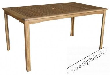Fieldmann FDZN 4002-T kerti asztal 150 x 90 cm Háztartás / Otthon / Kültér - Kültér / kerti termék / grill - Kerti bútor - 310859