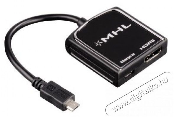 Hama micro USB - HDMI átalakító - 54510 Tv kiegészítők - Kábel / csatlakozó - Csatlakozó / elosztó / átalakító - 287031