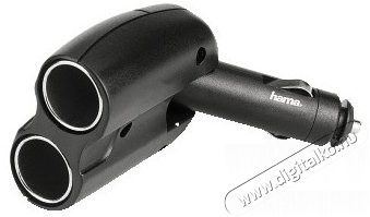 Hama FIP szivargyújtó elosztó 2 felé, 12V/10A (223403) Autóhifi / Autó felszerelés - Autós töltő / szivargyújtó adapter - 403636