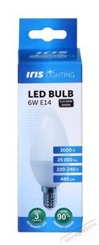Iris Lighting E14 C37 6W/3000K/540lm gyertya LED fényforrás Háztartás / Otthon / Kültér - Világítás / elektromosság - E14 foglalatú izzó - 476750