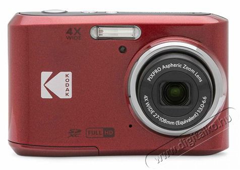 Kodak Pixpro FZ45 kompakt piros digitális fényképezőgép Fényképezőgép / kamera - Kompakt fényképezőgép - Normál tudású kompakt - 466712