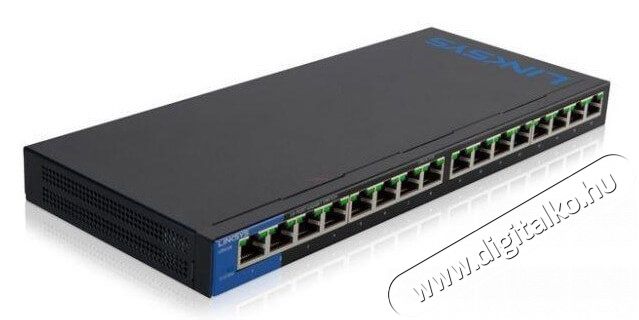 Linksys SMB LGS116P 16port POE+ 10/100/1000Mbps LAN nem menedzselhető asztali Switch Iroda és számítástechnika - Hálózat - Switch - 326052