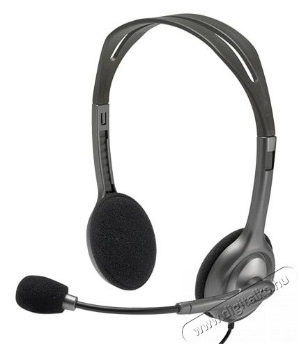Logitech H111 mikrofonos fejhallgató (981-000593) Audio-Video / Hifi / Multimédia - Fül és Fejhallgatók - Fejhallgató mikrofonnal / headset - 321778