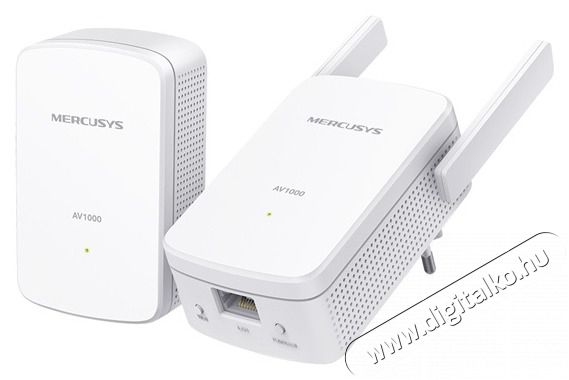 Mercusys MP510 KIT AV1000 Gigabit Powerline WiFi Kit Iroda és számítástechnika - Hálózat - Hálózati kiegészítő - 396548