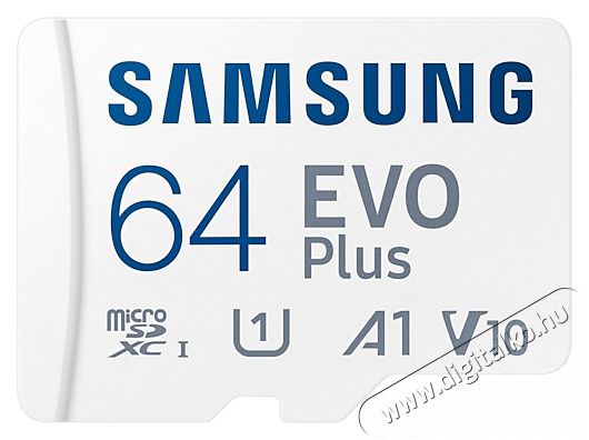 SAMSUNG 64GB SD micro EVO Plus (SDXC Class10) (MB-MC64KA/EU) memória kártya adapterrel Memória kártya / Pendrive - SD / SDHC / SDXC kártya - 431536