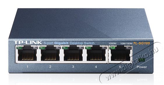 TP-LINK TL-SG105 5port 10/100/1000Mbps LAN nem menedzselhető asztali Switch Iroda és számítástechnika - Hálózat - Switch - 313245