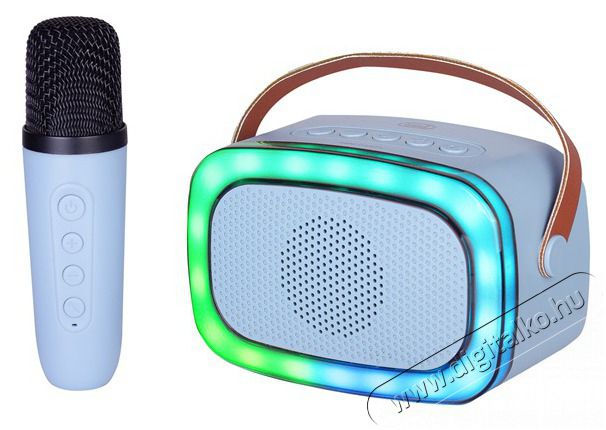 Trevi XR8A01 hordozható kék gyermek Bluetooth party box Audio-Video / Hifi / Multimédia - Party / DJ termék - Party termék - 495136