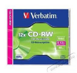 VERBATIM CDVU7010 CD-RW normál tokos CD lemez Iroda és számítástechnika - Egyéb számítástechnikai termék - 410386