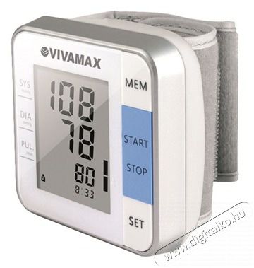 Vivamax GYV20 Csuklós vérnyomásmérő Szépségápolás / Egészség - Vérnyomásmérő - Csukló vérnyomásmérő - 384721
