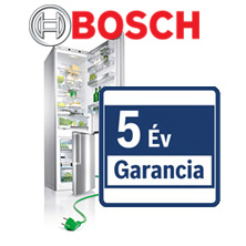 Bosch hűtőszekrények 5 év gyártói garanciával, Bosch sütők és főzőlapok ajándék robotgéppel!!
