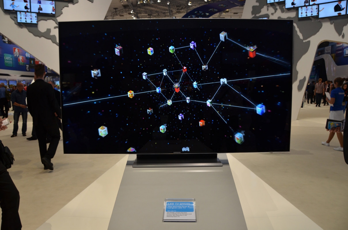 A világ jelenlegi legnagyobb tévéje a Samsung 75D9500