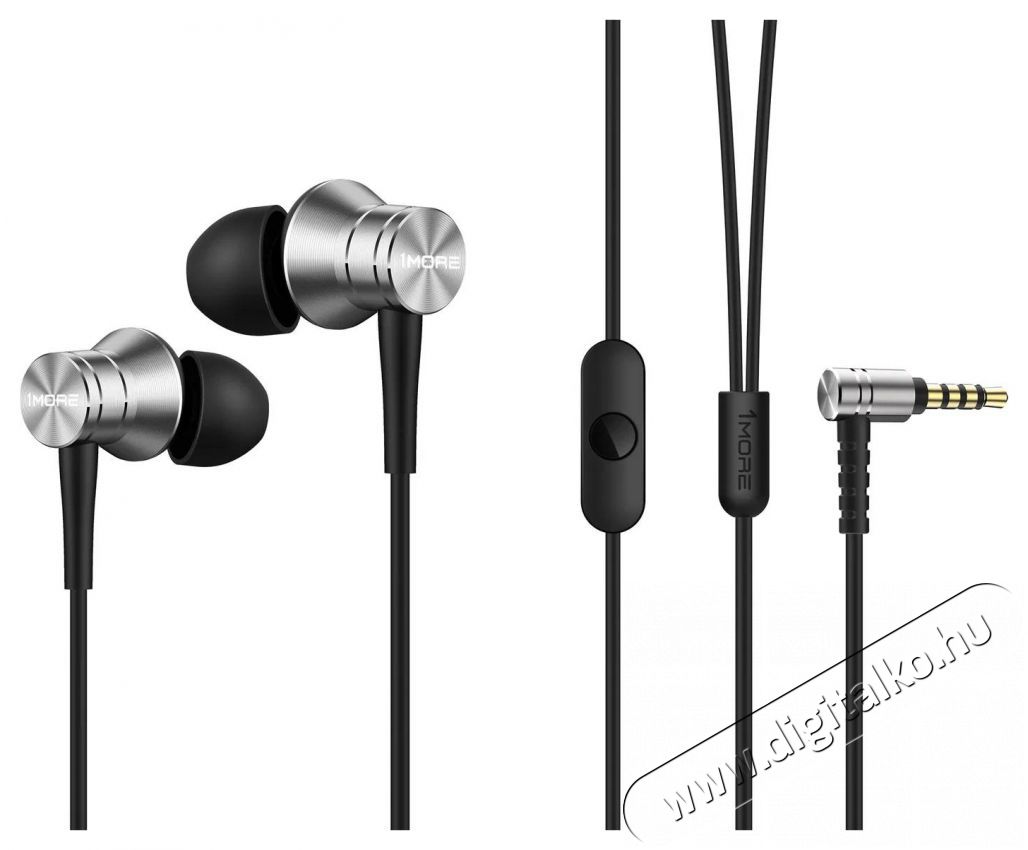 1MORE Piston Fit In-Ear Headphones Silver Audio-Video / Hifi / Multim&eacute;dia - F&uuml;l &eacute;s Fejhallgat&oacute;k - F&uuml;lhallgat&oacute; - 509843