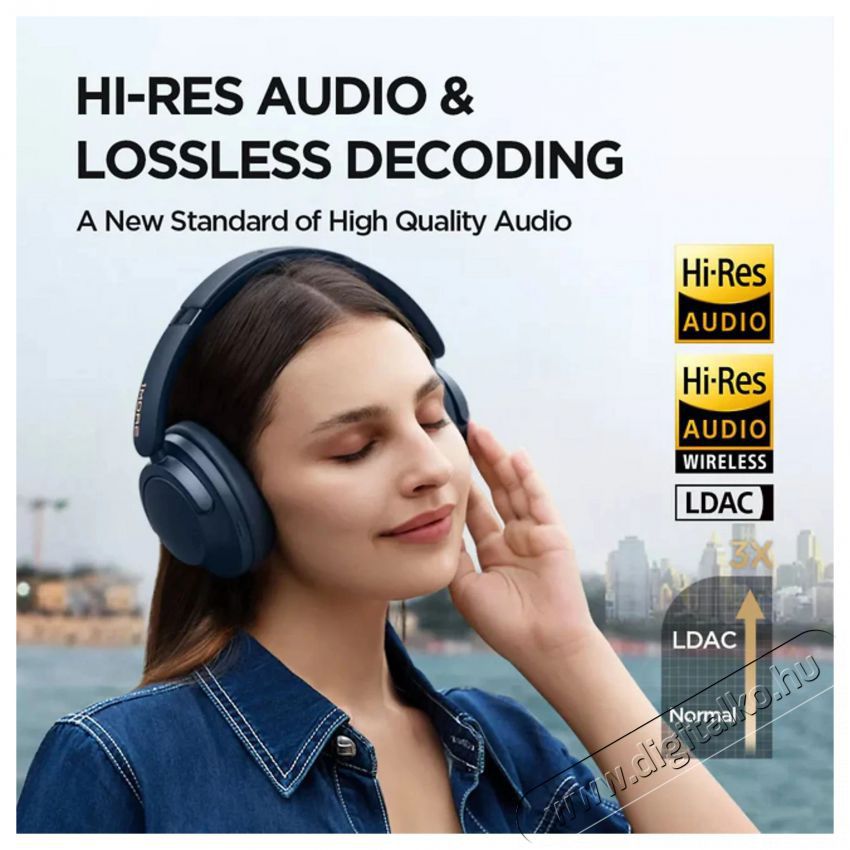 1MORE SONOFLOW PRO BLACK FEJHALLGAT&Oacute; Audio-Video / Hifi / Multim&eacute;dia - F&uuml;l &eacute;s Fejhallgat&oacute;k - Fejhallgat&oacute; - 517931