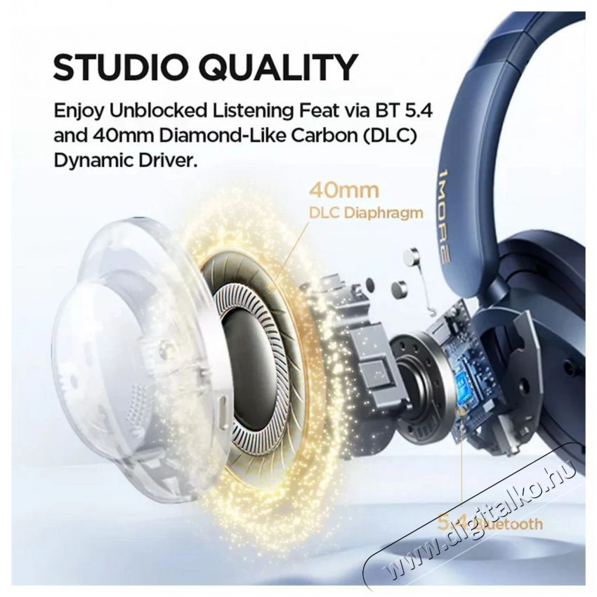 1MORE SONOFLOW PRO BLACK FEJHALLGAT&Oacute; Audio-Video / Hifi / Multim&eacute;dia - F&uuml;l &eacute;s Fejhallgat&oacute;k - Fejhallgat&oacute; - 517931