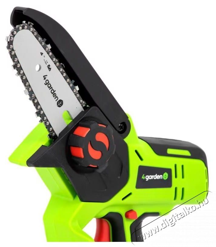 4Garden AP10 akkumul&aacute;toros mini l&aacute;ncfűr&eacute;sz, 20 V-os motor, Pengehossz 10 cm, L&aacute;ncvastags&aacute;g 1-1 mm, 1/4-es l&aacute;ncoszt&aacute;s, 3200rpm, T&ouml;ltő &eacute;s akkumul&aacute;tor n&eacute;lk&uuml;l, Z&ouml;ld H&aacute;ztart&aacute;s / Otthon / K&uuml;lt&eacute;r - K&uuml;lt&eacute;r / kerti term&eacute;k / grill - L&aacute;ncfűr&eacute;sz - 534798