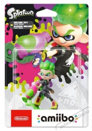 Nintendo Amiibo Splatoon Green Boy figura H&aacute;ztart&aacute;s / Otthon / K&uuml;lt&eacute;r - J&aacute;t&eacute;k / Sport - J&aacute;t&eacute;kfigura - 534578