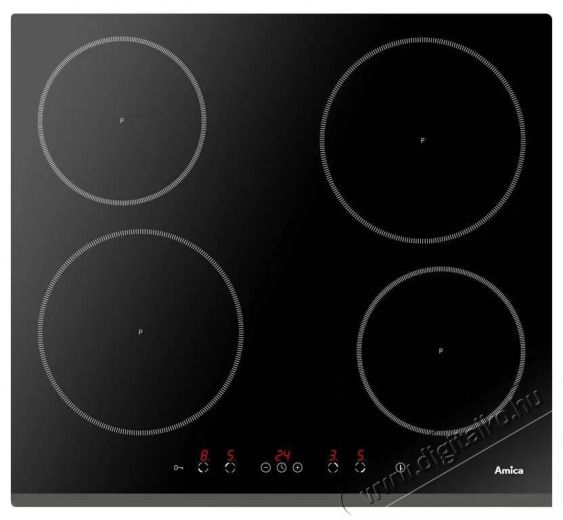 Amica DI 6402 FB Konyhai term&eacute;kek - S&uuml;tő-főzőlap, tűzhely (be&eacute;p&iacute;thető) - Indukci&oacute;s főzőlap (be&eacute;p&iacute;thető) - 515137