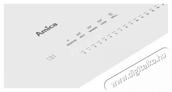 Amica DI 6418 SBW Konyhai term&eacute;kek - S&uuml;tő-főzőlap, tűzhely (szabadon&aacute;ll&oacute;) - Indukci&oacute;s főzőlap (szabadon&aacute;ll&oacute;) - 515138