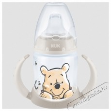 Nuk DISNEY Palack, ki&ouml;ntővel, tanul&oacute; cumival, 150 ml, 6-18 h&oacute;nap, b&eacute;zs Sz&eacute;ps&eacute;g&aacute;pol&aacute;s / Eg&eacute;szs&eacute;g - Baba mama term&eacute;k - Cumis&uuml;veg / cumi / etet&eacute;s kieg&eacute;sz&iacute;tő - 534592