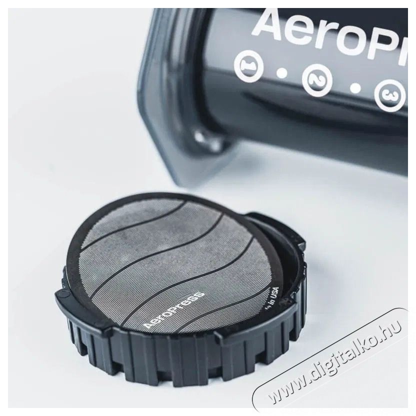 Aeropress f&eacute;m szűrő - rozsdamentes ac&eacute;l ; &uacute;jrafelhaszn&aacute;lhat&oacute; Konyhai term&eacute;kek - K&aacute;v&eacute;főző / k&aacute;v&eacute;&ouml;rlő / kieg&eacute;sz&iacute;tő - K&aacute;v&eacute;főző kieg&eacute;sz&iacute;tő - 515110