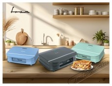 FRAM FSM-700GR szendvicss&uuml;tő, 700 W, 2 szendvics kapacit&aacute;s, fix lapok tapad&aacute;smentes bevonattal, f&uuml;ggőleges t&aacute;rol&aacute;s&uacute; kialak&iacute;t&aacute;s, z&ouml;ld Konyhai term&eacute;kek - Konyhai kisg&eacute;p (s&uuml;t&eacute;s / főz&eacute;s / hűt&eacute;s / &eacute;telk&eacute;sz&iacute;t&eacute;s) - Melegszendvics / gofri s&uuml;tő - 534279