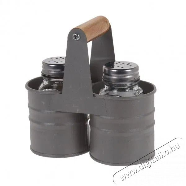 Orion Fűszertart&oacute;, &uuml;veg/f&eacute;m, &aacute;llv&aacute;nnyal 2 db Konyhai term&eacute;kek - Egy&eacute;b / Konyhai kieg&eacute;sz&iacute;tő - 515730