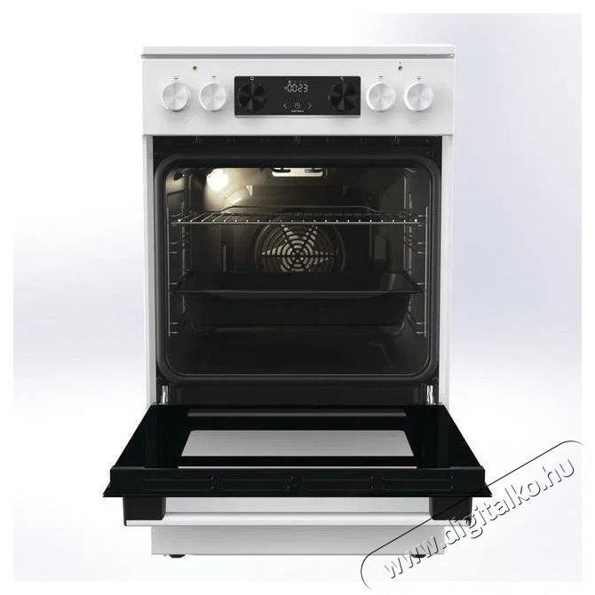 Gorenje GEC5C61WG Konyhai term&eacute;kek - S&uuml;tő-főzőlap, tűzhely (szabadon&aacute;ll&oacute;) - Elektromos tűzhely (szabadon&aacute;ll&oacute;) - 504412