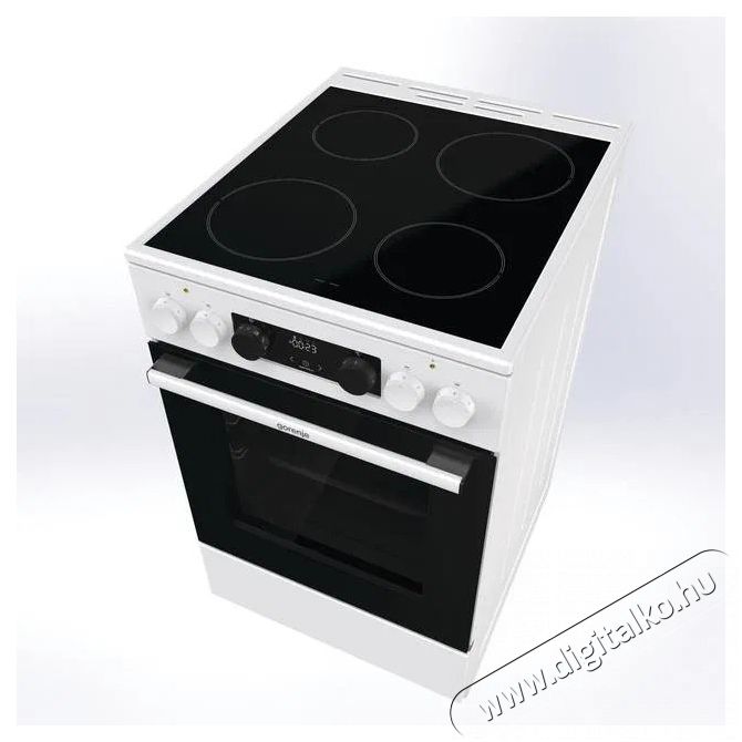 Gorenje GEC5C61WG Konyhai term&eacute;kek - S&uuml;tő-főzőlap, tűzhely (szabadon&aacute;ll&oacute;) - Elektromos tűzhely (szabadon&aacute;ll&oacute;) - 504412