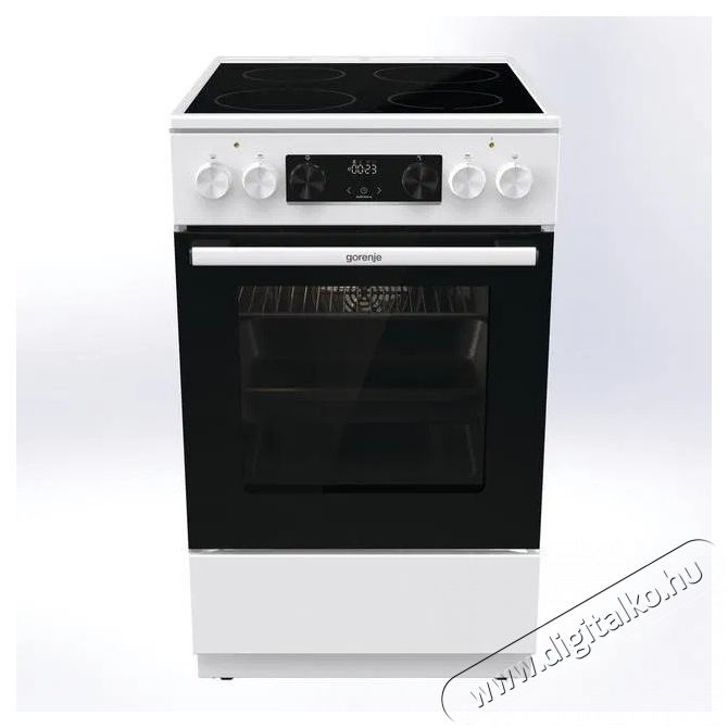 Gorenje GEC5C61WG Konyhai term&eacute;kek - S&uuml;tő-főzőlap, tűzhely (szabadon&aacute;ll&oacute;) - Elektromos tűzhely (szabadon&aacute;ll&oacute;) - 504412