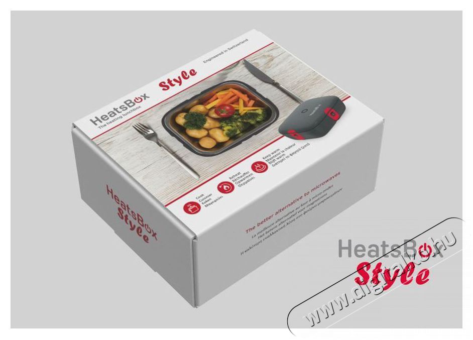 Faitron HeatsBox STYLE+ intelligens felmeleg&iacute;thető uzsonn&aacute;s doboz Mobil / Kommunik&aacute;ci&oacute; / Smart - Okos eszk&ouml;z - Egy&eacute;b okos eszk&ouml;z - 515424