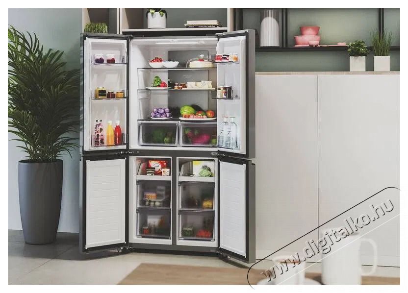 Hoover HHCR3818ENPL Konyhai term&eacute;kek - Hűtő, fagyaszt&oacute; (szabadon&aacute;ll&oacute;) - Amerikai t&iacute;pus&uacute; Side By Side hűtő - 504492