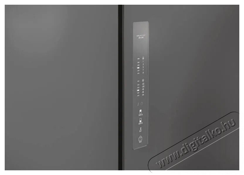 Hoover HHCR3818ENPL Konyhai term&eacute;kek - Hűtő, fagyaszt&oacute; (szabadon&aacute;ll&oacute;) - Amerikai t&iacute;pus&uacute; Side By Side hűtő - 504492