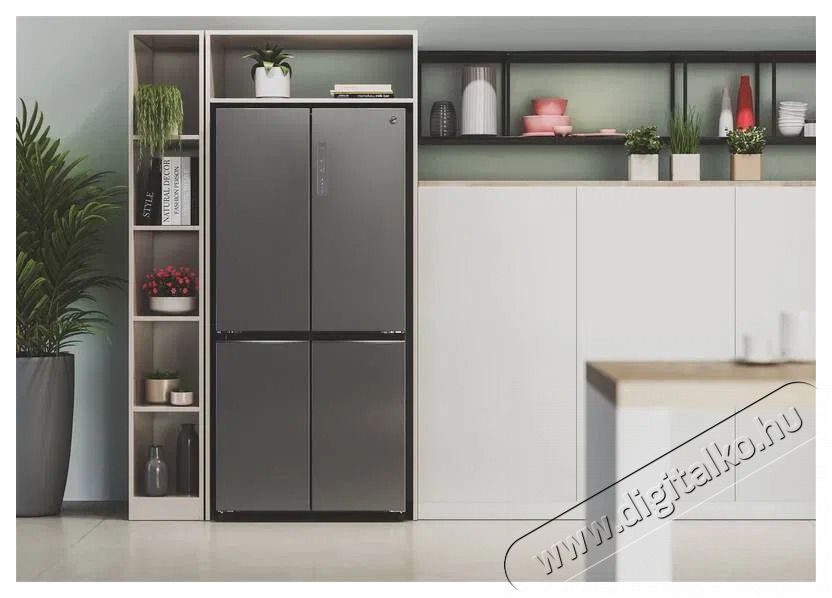 Hoover HHCR3818ENPL Konyhai term&eacute;kek - Hűtő, fagyaszt&oacute; (szabadon&aacute;ll&oacute;) - Amerikai t&iacute;pus&uacute; Side By Side hűtő - 504492