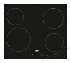 Beko HIC 64401 Konyhai termékek - Sütő-főzőlap, tűzhely (beépíthető) - Elektromos főzőlap (beépíthető) - 515202