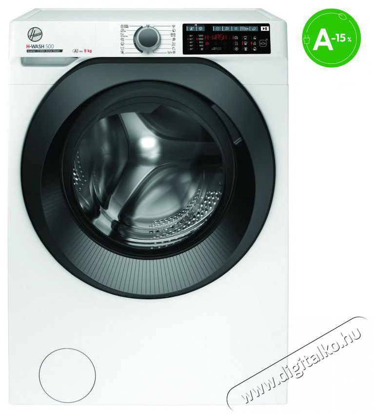 Hoover HW 28AMC7/1-S mos&oacute;g&eacute;p H&aacute;ztart&aacute;s / Otthon / K&uuml;lt&eacute;r - Mos&oacute;g&eacute;p / sz&aacute;r&iacute;t&oacute;g&eacute;p - El&ouml;lt&ouml;ltős norm&aacute;l (60cm-ig) mos&oacute;g&eacute;p - 515553