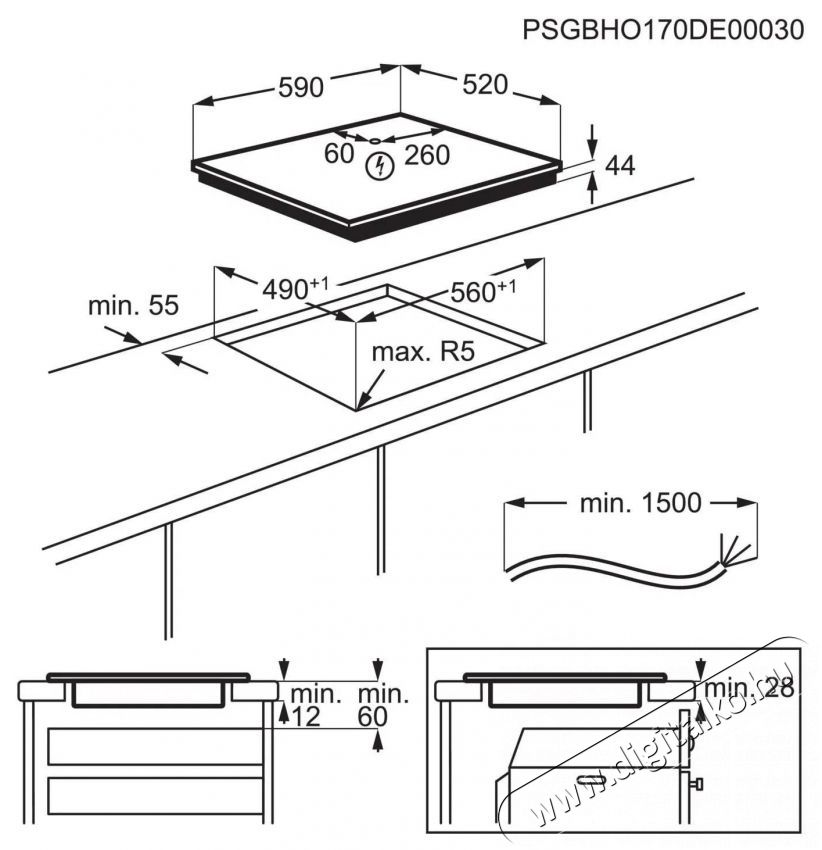 Electrolux LIL61434C 300 Induction Konyhai term&eacute;kek - S&uuml;tő-főzőlap, tűzhely (be&eacute;p&iacute;thető) - Indukci&oacute;s főzőlap (be&eacute;p&iacute;thető) - 515358