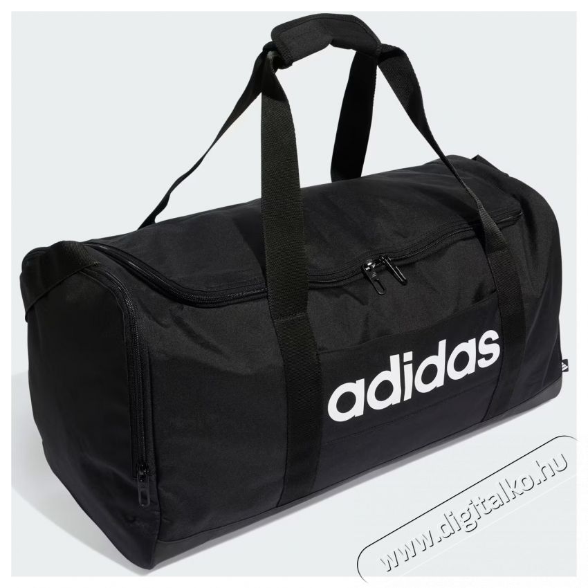 Adidas Linear Duffle k&ouml;zepes m&eacute;retű fitneszt&aacute;ska, fekete H&aacute;ztart&aacute;s / Otthon / K&uuml;lt&eacute;r - J&aacute;t&eacute;k / Sport - Kieg&eacute;sz&iacute;tő - 534057