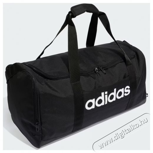 Adidas Linear Duffle k&ouml;zepes m&eacute;retű fitneszt&aacute;ska, fekete H&aacute;ztart&aacute;s / Otthon / K&uuml;lt&eacute;r - J&aacute;t&eacute;k / Sport - Kieg&eacute;sz&iacute;tő - 534057
