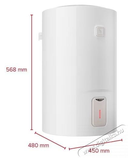 Ariston Lydos Plus 100L villanybojler, 1800 W, heti programoz&aacute;s, zom&aacute;ncozott tart&aacute;ly Tit&aacute;nnal H&aacute;ztart&aacute;s / Otthon / K&uuml;lt&eacute;r - V&iacute;zmeleg&iacute;tő / bojler / t&aacute;rol&oacute; - Bojler / melegv&iacute;z t&aacute;rol&oacute; - 534242