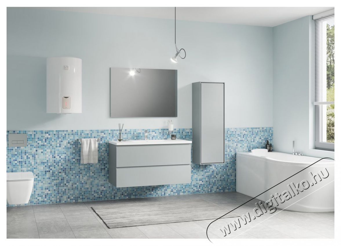 Ariston Lydos Plus 100L villanybojler, 1800 W, heti programoz&aacute;s, zom&aacute;ncozott tart&aacute;ly Tit&aacute;nnal H&aacute;ztart&aacute;s / Otthon / K&uuml;lt&eacute;r - V&iacute;zmeleg&iacute;tő / bojler / t&aacute;rol&oacute; - Bojler / melegv&iacute;z t&aacute;rol&oacute; - 534242