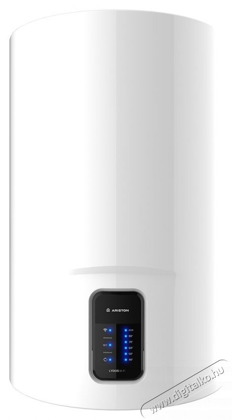 Ariston Lydos Wi-Fi 50L villanybojler, 1800 W, internet csatlakoz&aacute;s, zom&aacute;ncozott tart&aacute;ly Tit&aacute;nnal H&aacute;ztart&aacute;s / Otthon / K&uuml;lt&eacute;r - V&iacute;zmeleg&iacute;tő / bojler / t&aacute;rol&oacute; - Bojler / melegv&iacute;z t&aacute;rol&oacute; - 534246