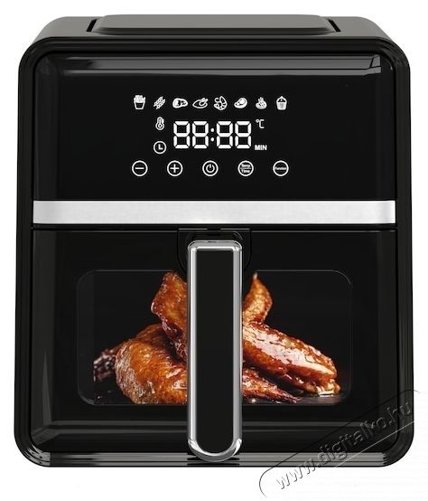 Nobeltek NAF1400B forr&oacute;levegős fritőz, maxim&aacute;lis teljes&iacute;tm&eacute;ny 1400 W 5 literes űrtartalom fekete Konyhai term&eacute;kek - Konyhai kisg&eacute;p (s&uuml;t&eacute;s / főz&eacute;s / hűt&eacute;s / &eacute;telk&eacute;sz&iacute;t&eacute;s) - L&eacute;gkever&eacute;ses főzőg&eacute;p / elektromos kukta / multifunkci&oacute;s s&uuml;tő - 534581