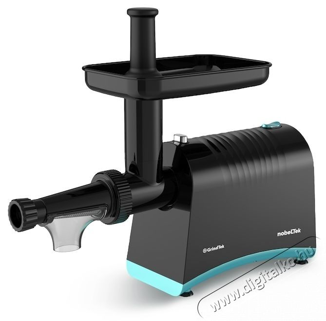 Nobeltek NMG1000 h&uacute;sdar&aacute;l&oacute;, 1000 W, 1 kg/perc, 3 v&aacute;g&oacute;t&aacute;rcsa, paradicsoml&eacute; + kolb&aacute;sz tartoz&eacute;kok, rozsdamentes ac&eacute;l v&aacute;g&oacute;penge, visszaford&iacute;t&oacute; funkci&oacute;, fekete Konyhai term&eacute;kek - Konyhai kisg&eacute;p (elők&eacute;sz&iacute;t&eacute;s / feldolgoz&aacute;s) - H&uacute;sdar&aacute;l&oacute; - 534579